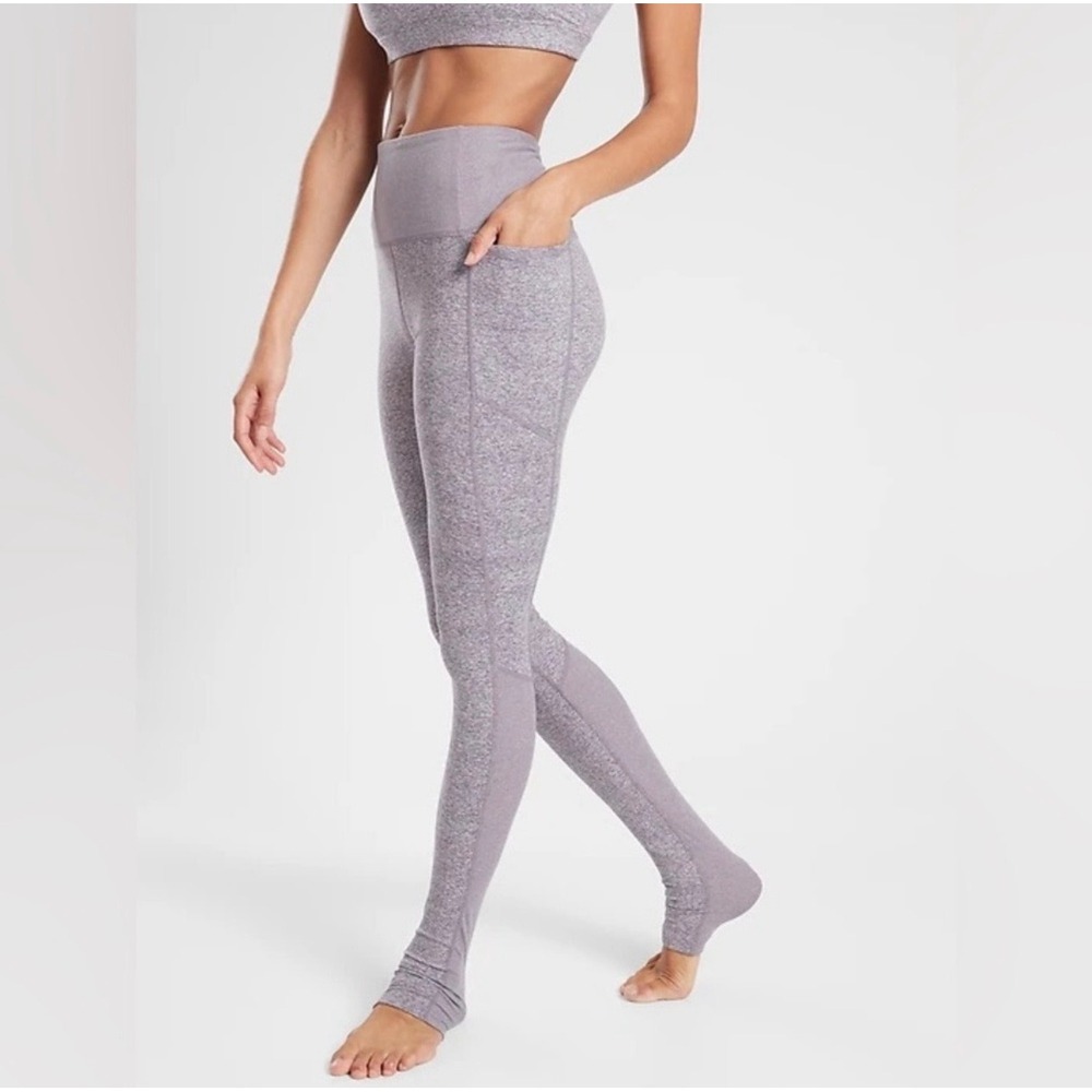 ATHLETA Exhale Heel Tight Legging Stash Pocket Size‎ Medium